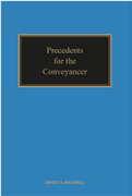 Cover of Precedents for the Conveyancer Looseleaf