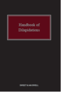 Cover of Handbook of Dilapidations Looseleaf