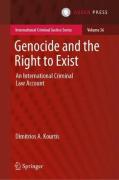 Cover of Genocide and the Right to Exist: An International Criminal Law Account