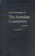 Cover of Lane's Commentary on the Australian Constitution
