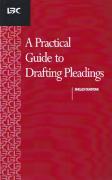 Cover of A Practical Guide to Drafting Pleadings