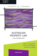 Cover of Australian Property Law: Cases and Materials