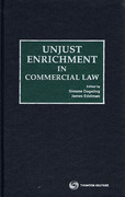 Cover of Unjust Enrichment in Commercial Law