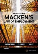 Cover of Macken's Law of Employment