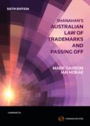 Cover of Shanahan's Australian Law of Trade Marks and Passing Off