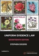 Cover of Uniform Evidence Law