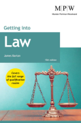 Cover of Getting into Law
