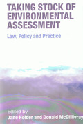 Cover of Taking Stock of Environmental Assessment: Law, Policy and Custom