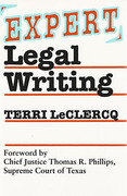 Cover of Expert Legal Writing