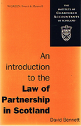 Cover of An Introduction to the Law of Partnership in Scotland