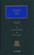 Cover of Scottish Land Law 3rd ed: Volume 1
