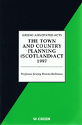 Cover of The Town & Country Planning Act (Scotland) 1997