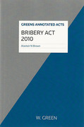 Cover of Bribery Act 2010