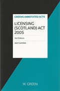 Cover of Licensing (Scotland) Act 2005