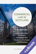 Cover of Commercial Law in Scotland (Book &#38; eBook Pack)