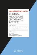 Cover of Criminal Procedure [Scotland] Act 1995