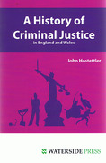 Cover of A History of Criminal Justice in England and Wales