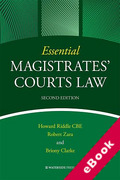 Cover of Essential Magistrates' Courts Law (eBook)