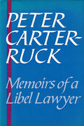 Cover of Memoirs of a Libel Lawyer