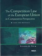 Cover of Competition Law of the European Union in Comparative Perspective: Cases and Materials