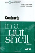 Cover of Contracts in a Nutshell