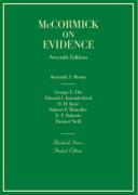 Cover of McCormick on Evidence (Hornbook Series)
