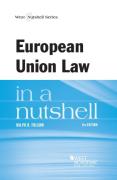 Cover of Folsom's European Union Law in a Nutshell