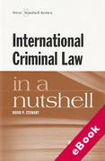 Cover of International Criminal Law in a Nutshell (eBook)