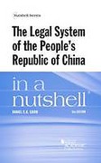Cover of The Legal System of the People's Republic of China in a Nutshell