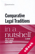 Cover of In a Nutshell: Comparative Legal Traditions (eBook)