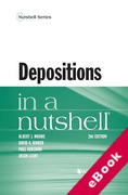 Cover of Depositions in a Nutshell (eBook)