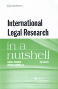 Cover of International Legal Research in a Nutshell