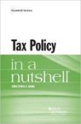 Cover of Tax Policy in a Nutshell