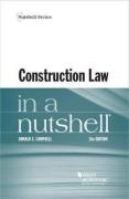 Cover of Construction Law in a Nutshell