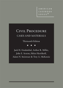 Cover of Civil Procedure: Cases and Materials (American Casebook Series)