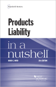 Cover of Products Liability in a Nutshell
