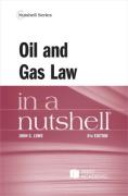 Cover of Oil and Gas Law in a Nutshell