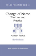 Cover of Change of Name: The Law and Practice