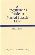 Cover of A Practitioner's Guide to Mental Health Law