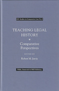 Cover of Teaching Legal History: Comparative Perspectives