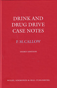 Cover of Drink and Drug Drive Case Notes