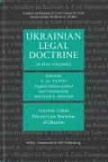 Cover of Ukrainian Legal Doctrine: Volume 3: Private Law Doctrine of Ukraine