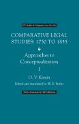 Cover of Comparative Legal Studies 1750-1835: Approaches to Conceptulization in 2 Volumes