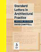 Cover of Standard Letters in Architectural Practice
