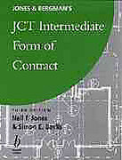 Cover of Jones and Bergman's JCT Intermediate Form of Contract