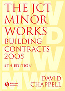Cover of The JCT Minor Works Building Contracts 2005
