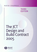 Cover of The JCT Design and Build Contract 2005