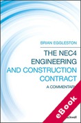 Cover of The NEC4 Engineering and Construction Contract: A Commentary (eBook)