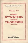 Cover of Trial of Frederick Bywaters and Edith Thompson 2nd ed (with Jacket)