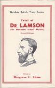 Cover of Trial of Dr. Lamson: The Blenheim School Murder 2nd ed (with Jacket)